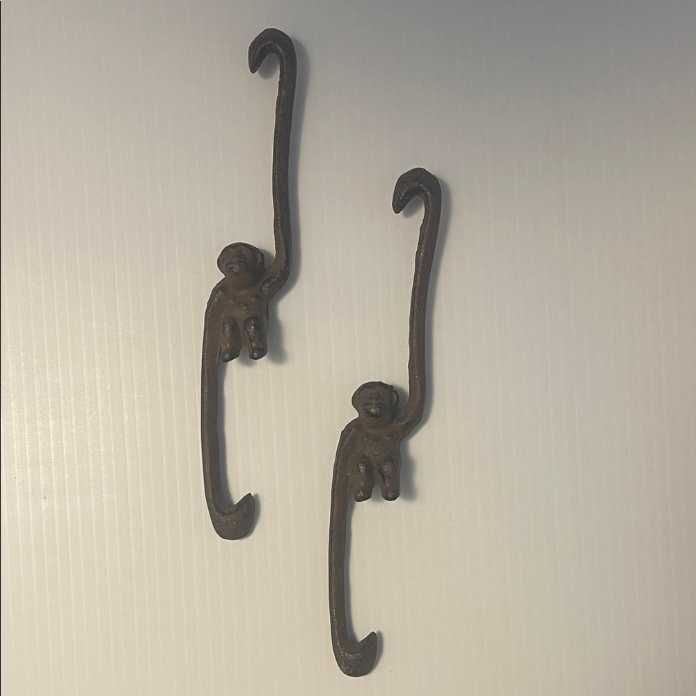 Cast Iron Monkey Wall Hooks